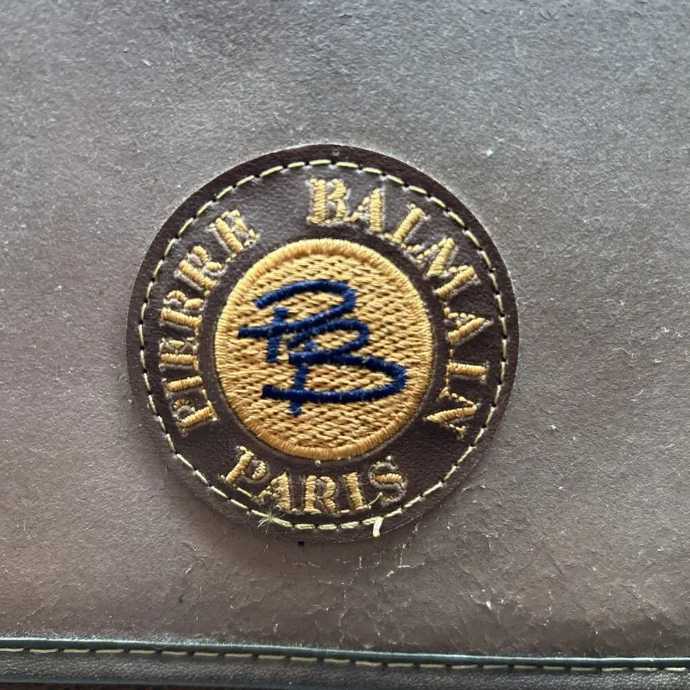 Pierre Balmain Paris Leather Portfolio Bag And Binder RARE Vintage Day Planner??